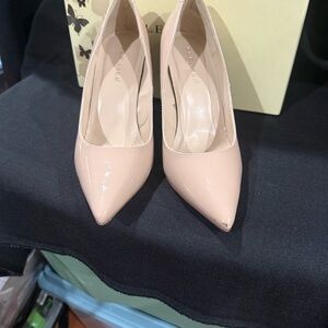 Pleaser Nude Patent Leather Heels